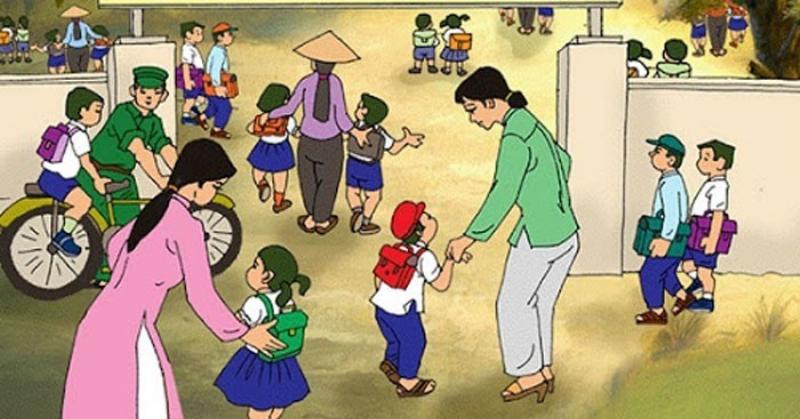 Hình ảnh thơ mộng về trường làng là đặc sắc nghệ thuật của truyện ngắn tôi đi học